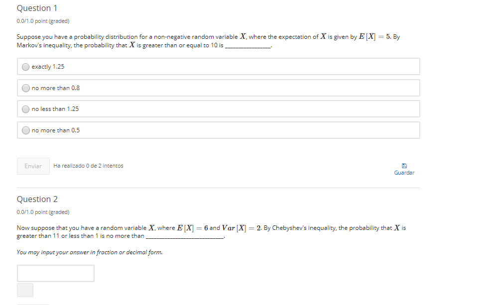 Solved Question 1 0.0/1.0 point (graded) Suppose you have a | Chegg.com