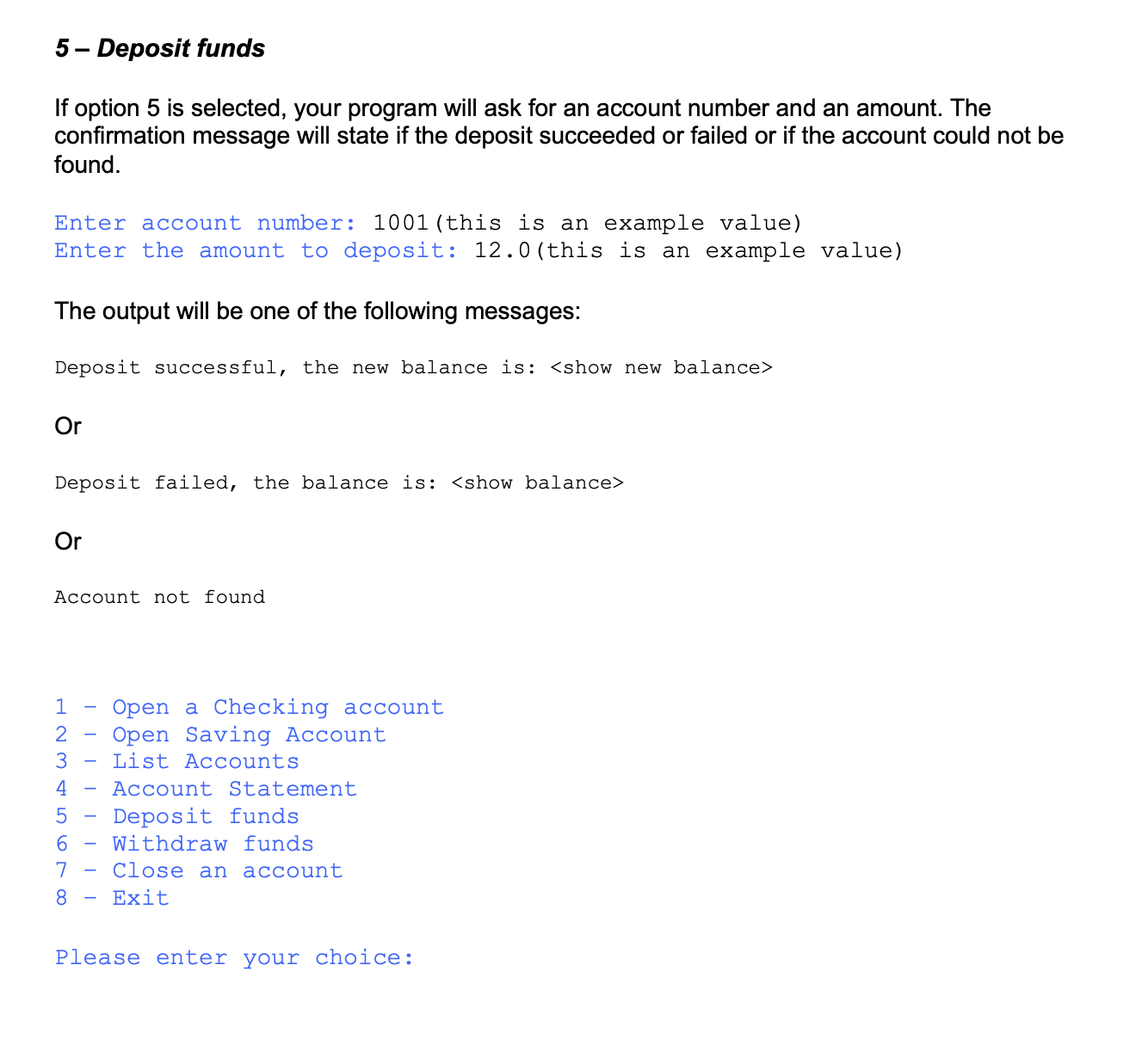 Solved When executed, your Java program should display a | Chegg.com