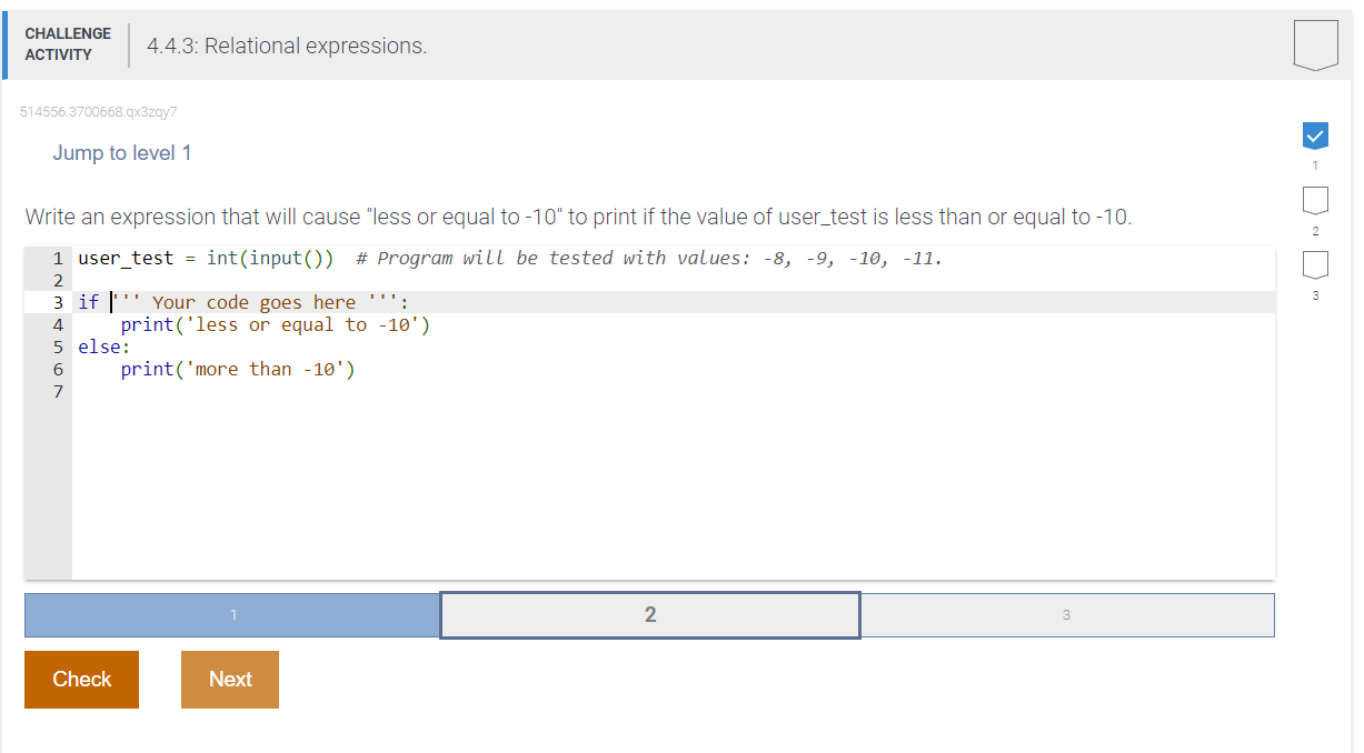 Solved Challenge Activity 4 4 3 Relational Expressions