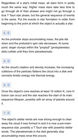 Solved Regardless of a star's initial mass, all stars form | Chegg.com