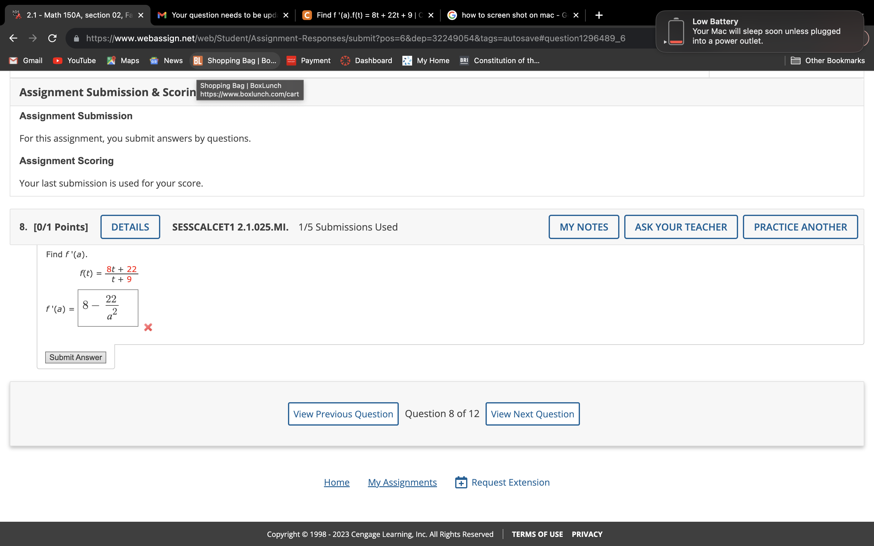 Solved Assignment Submission \& Scorin Shopping Bag | | Chegg.com