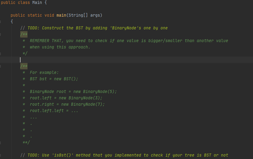 Solved Download BinaryNode.java, BST.java and Main.java from | Chegg.com