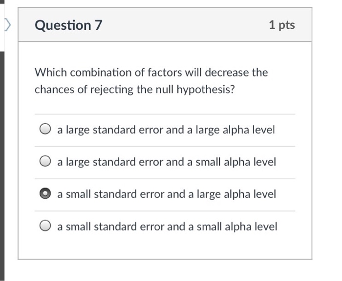 Solved Which combination of factors will decrease the | Chegg.com