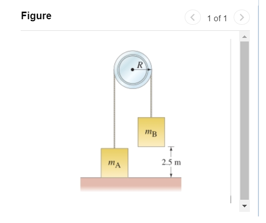 Solved Two masses, mA=33.0 kg and mB=39.0 kg are connected | Chegg.com