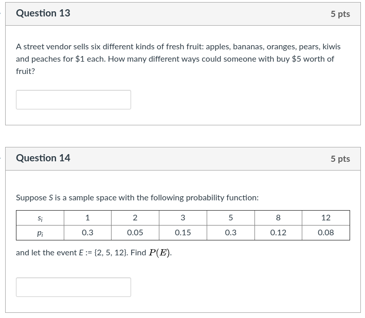 Solved Question 8 3 Pts Suppose A:= {x, Y, Z} And B:= {1, 2, | Chegg.com