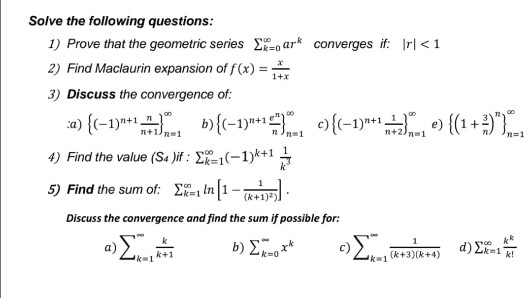 Solved Solve The Following Questions 1 Prove That The G Chegg Com