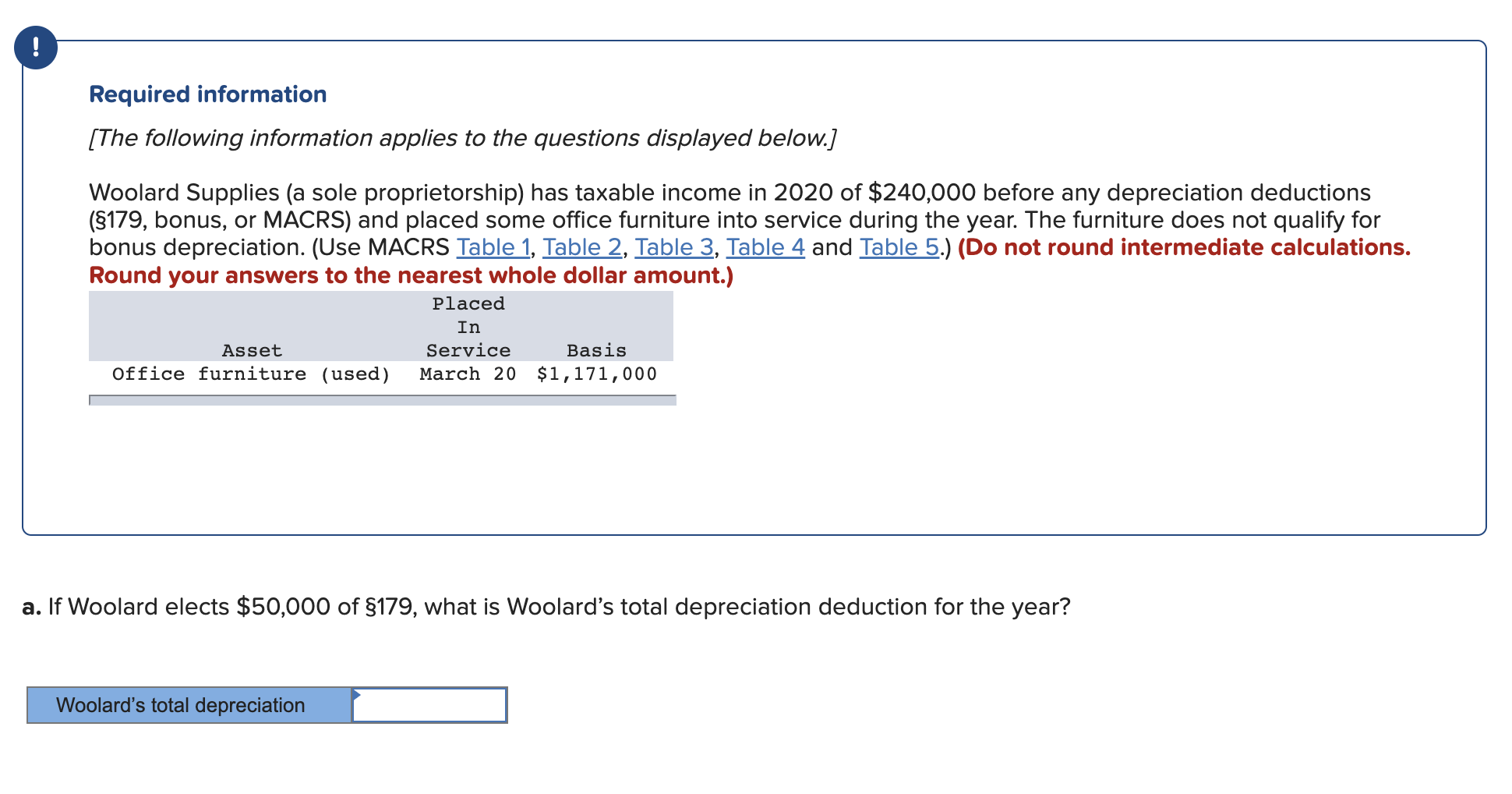 Solved Required information [The following information | Chegg.com