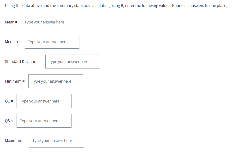 Solved Use The Following R Code To Calculate The Sample | Chegg.com