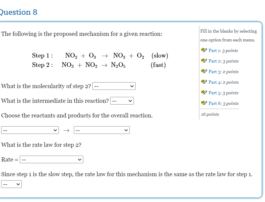 Solved The following is the proposed mechanism for a given | Chegg.com