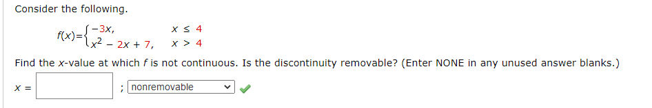Solved Consider the following. Find the x-values at which | Chegg.com