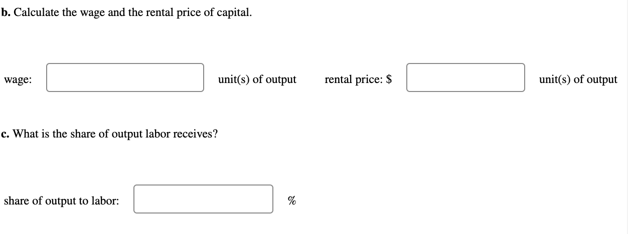 Solved Suppose The Production Function In An Economy Is | Chegg.com