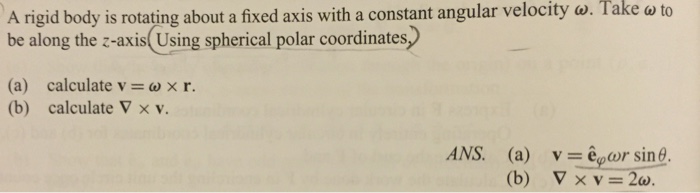 Solved A rigid body is rotating about a fixed axis with a | Chegg.com