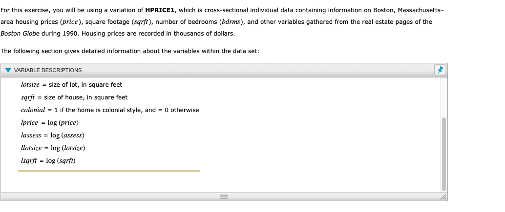 Solved For this exercise, you will be using a variation of | Chegg.com