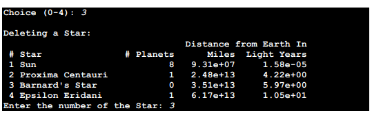 C++ 1.Using your Star class from the previous Lab, | Chegg.com