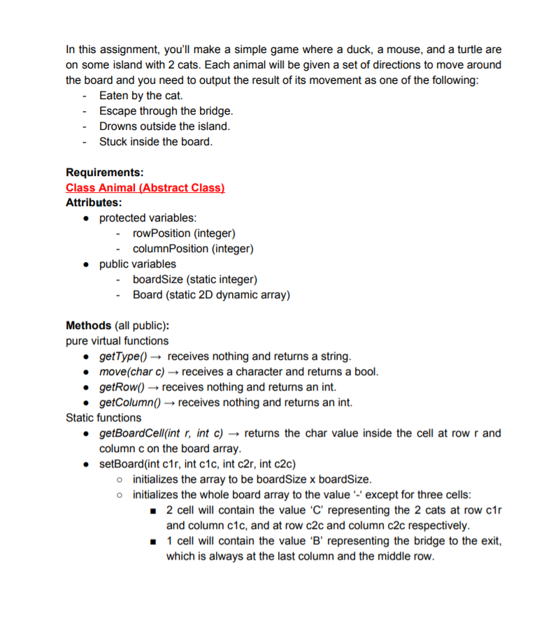 In this assignment, you'll make a simple game where a | Chegg.com