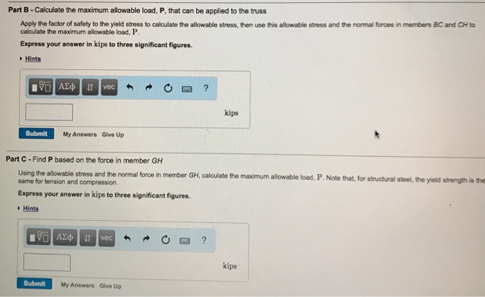 Solved Allowable Stress and Factor of Safety Learning Goal: | Chegg.com