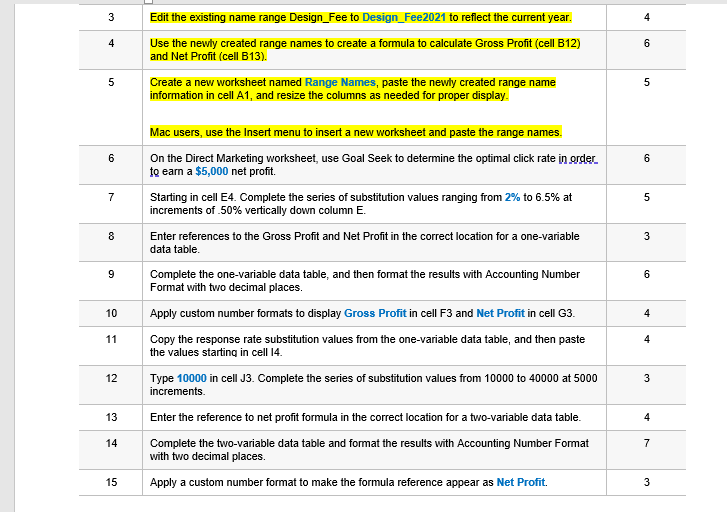 Solved 3 4 4 6 edit the existing name range design fee to chegg
