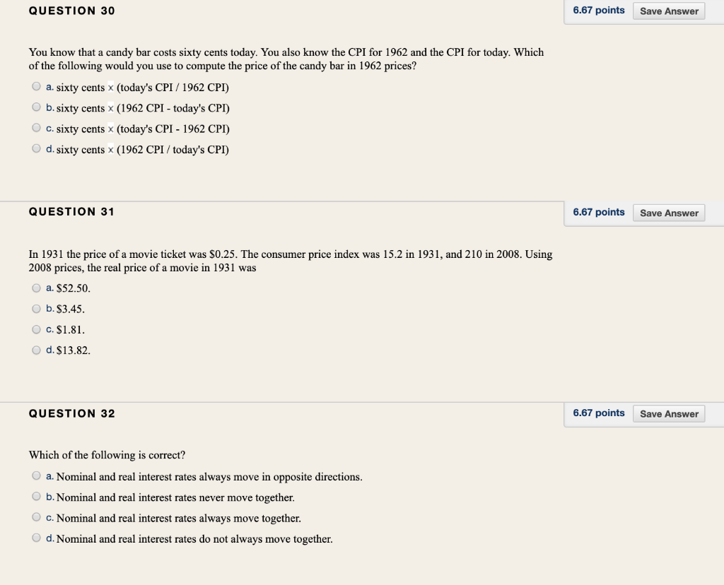 Solved QUESTION 28 6.67 points Save Answer Table 23-4 The | Chegg.com