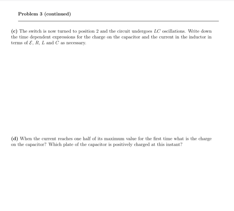 Solved Problem 3 (24 points) Consider the circuit shown | Chegg.com