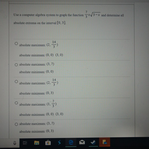 Solved 16 and locate the absolute Use a graphing utility to | Chegg.com