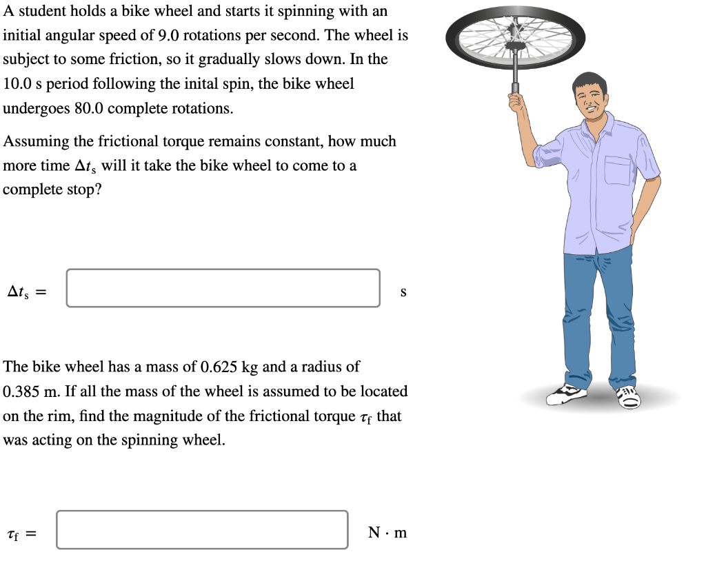 A Student Spins a Bike Wheel Unveiling Physics in Motion