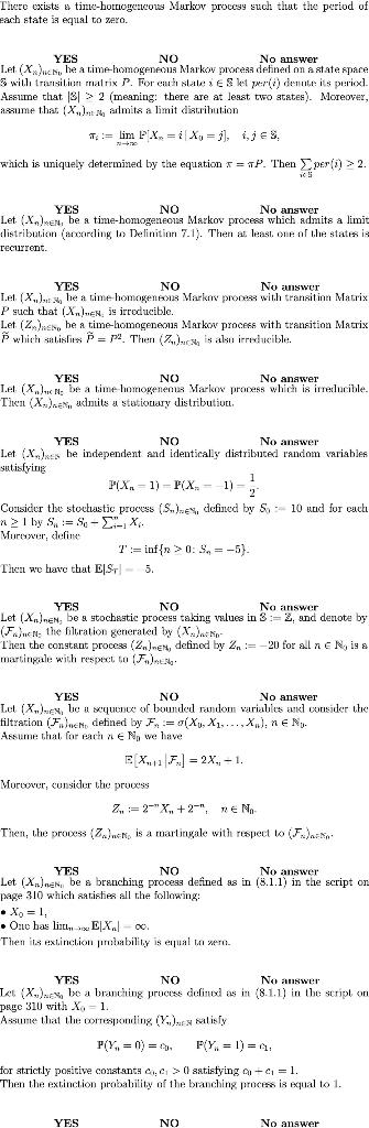 Solved There Exists A Tine-bottogeneous Murlov Process Such 