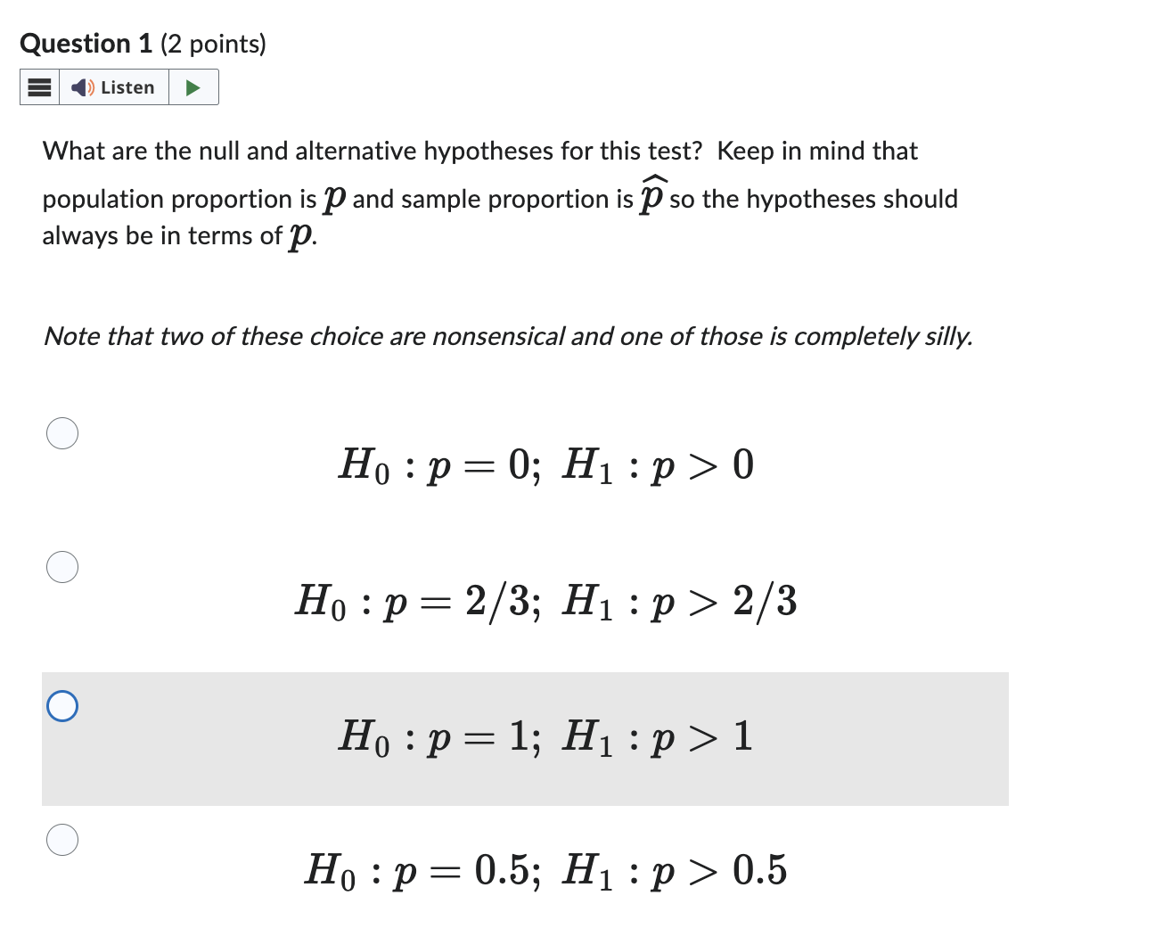 Solved Section 1 - One sample proportion A university is | Chegg.com
