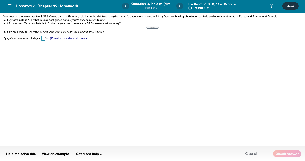 Solved = Homework: Chapter 12 Homework Question 3, P 12-24 | Chegg.com