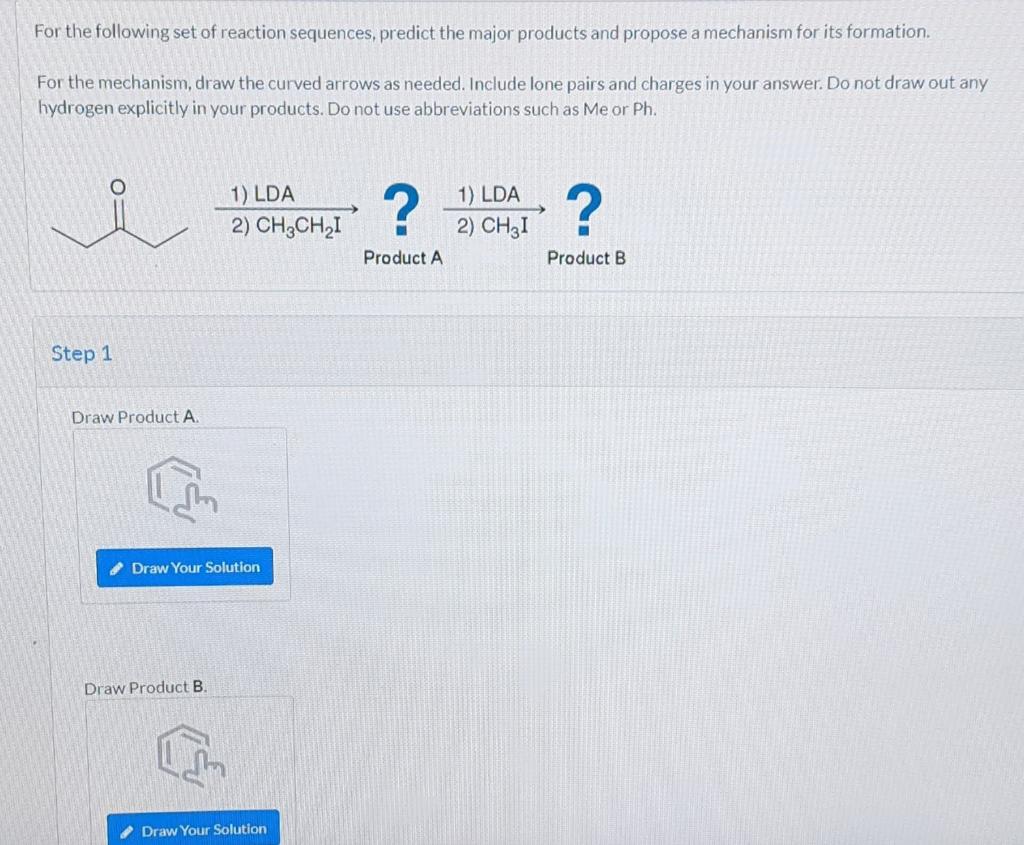 Solved For the following set of reaction sequences, predict | Chegg.com