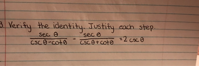 Solved Yerity the id each step. Sec e | Chegg.com