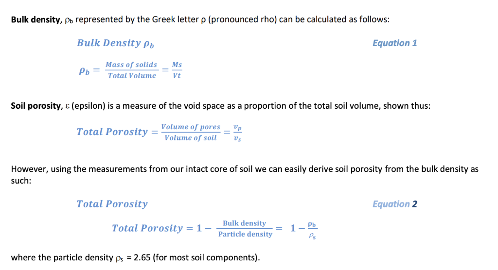 Solved So, Using The Porosity, ε As The Total Volume, We