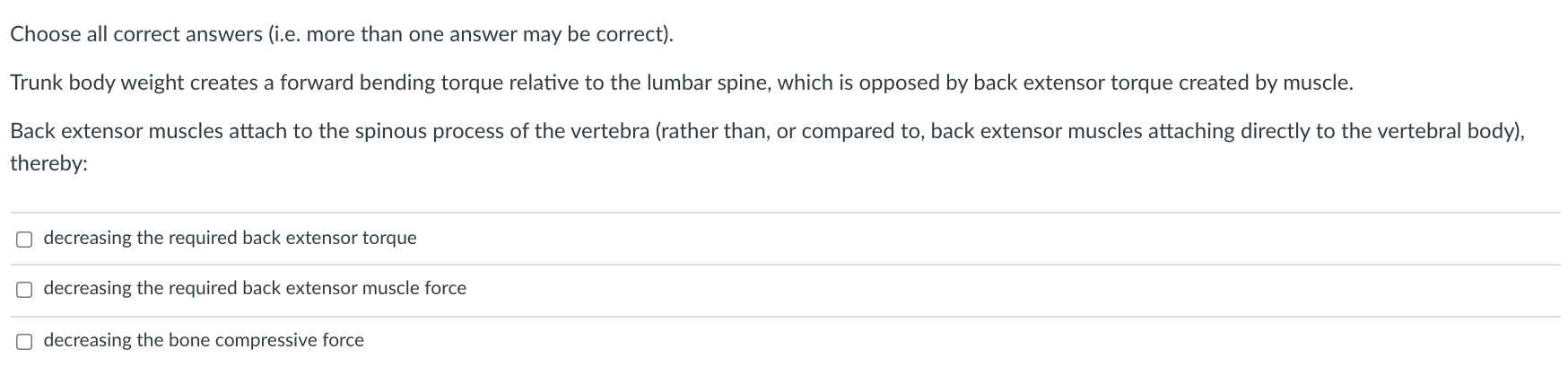 Solved Choose all correct answers (i.e. more than one answer | Chegg.com