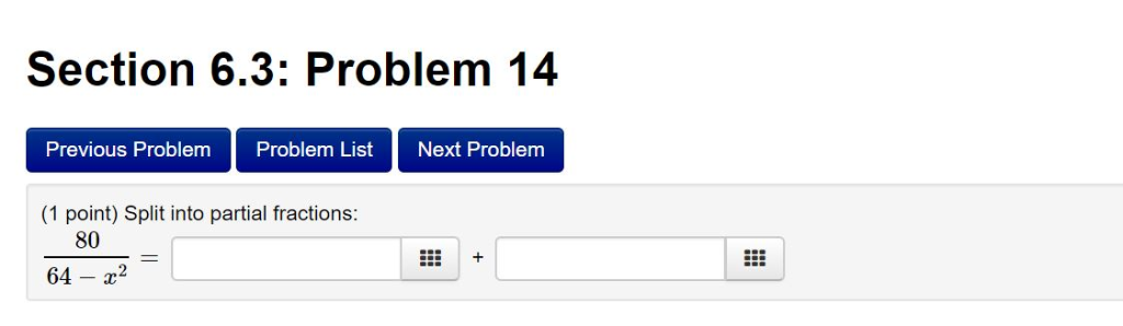 Solved Section 6.3: Problem 14 Previous Problem Problem List | Chegg.com