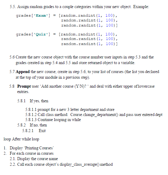 Solved Need help with this Python assignment. Please follow | Chegg.com