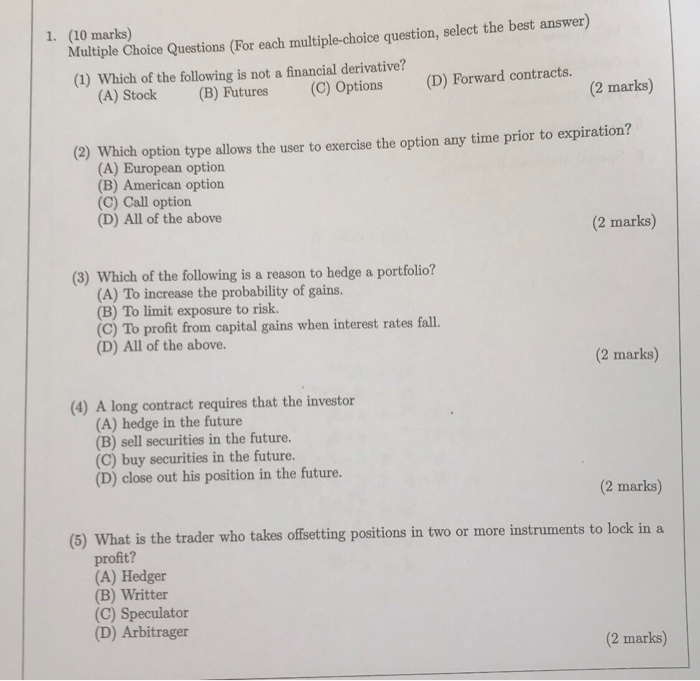 Solved Multiple Choice Questions For Each Multiple Choice