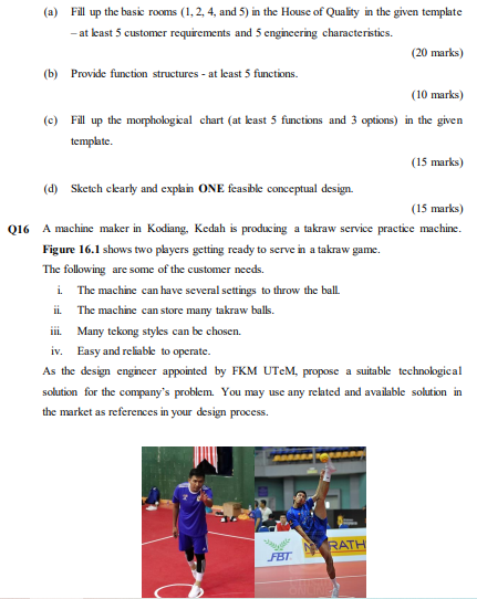 Solved (a) Fill Up The Basic Rooms (1, 2, 4, And 5) In The 