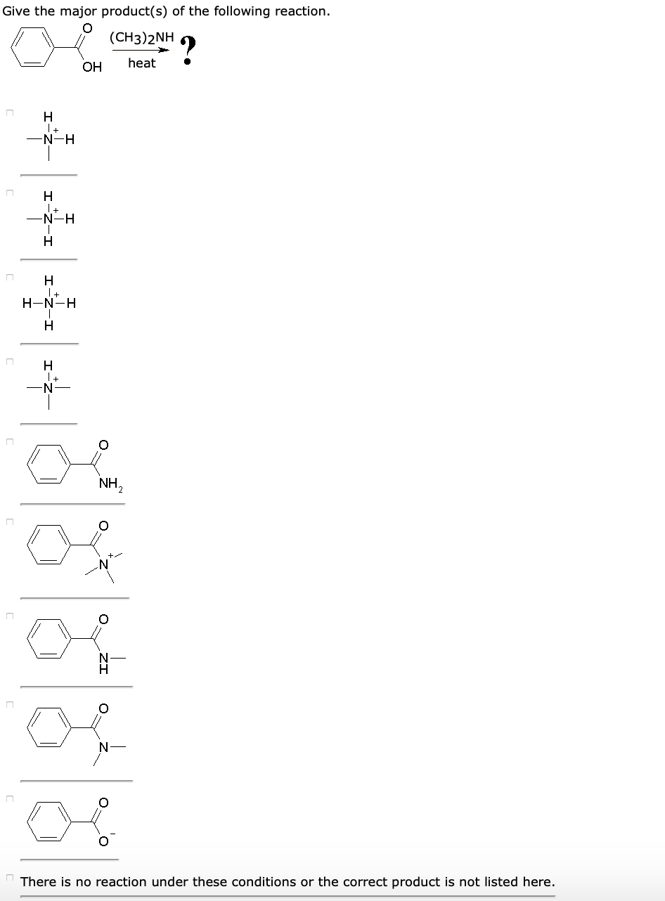 Solved Ho Give The Major Product(s) Of The Following | Chegg.com