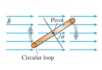 Solved The figure is an edge-on view of a 12-cm -diameter | Chegg.com