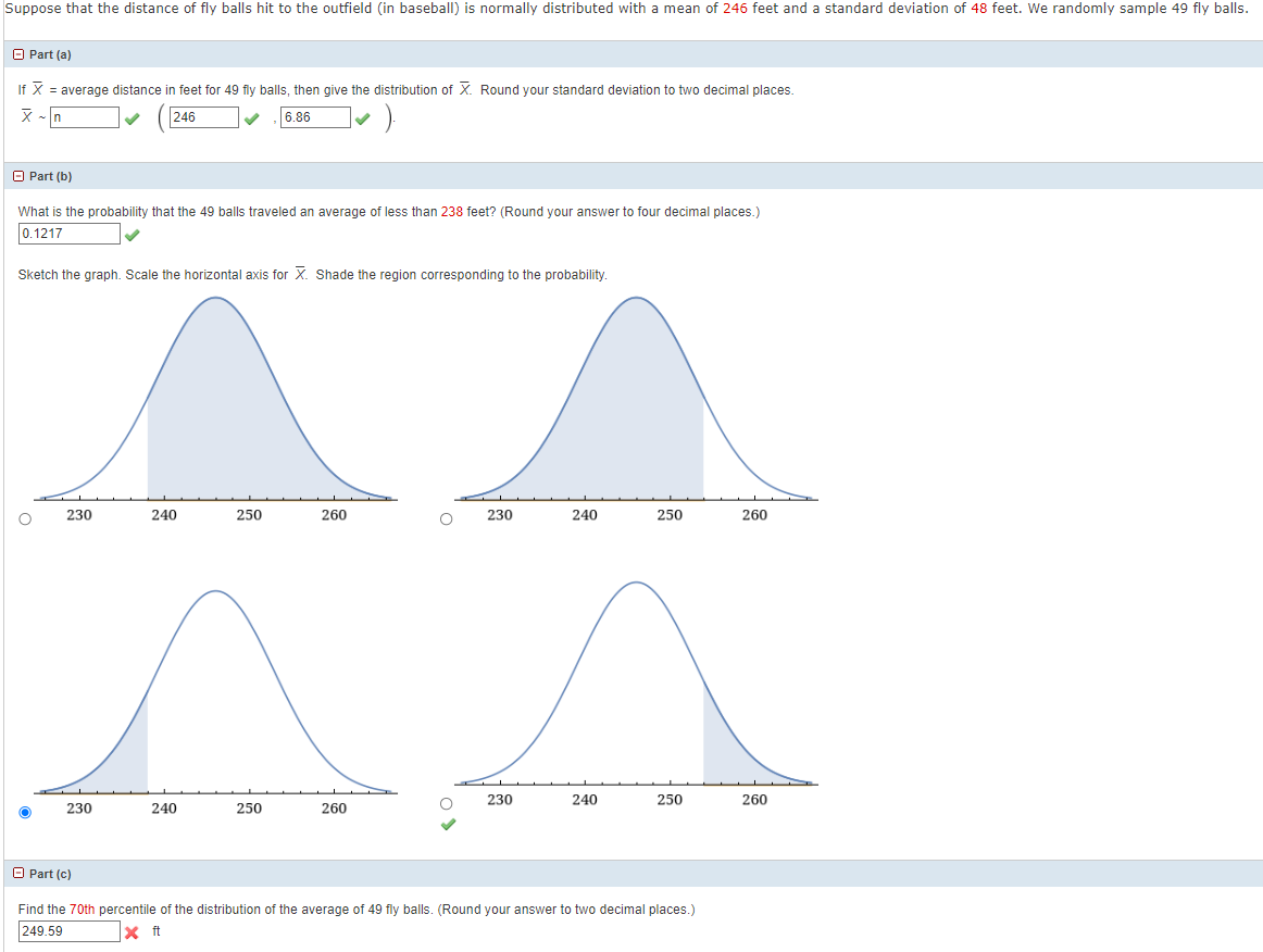 Solved Find the 70th percentile of the distribution of | Chegg.com