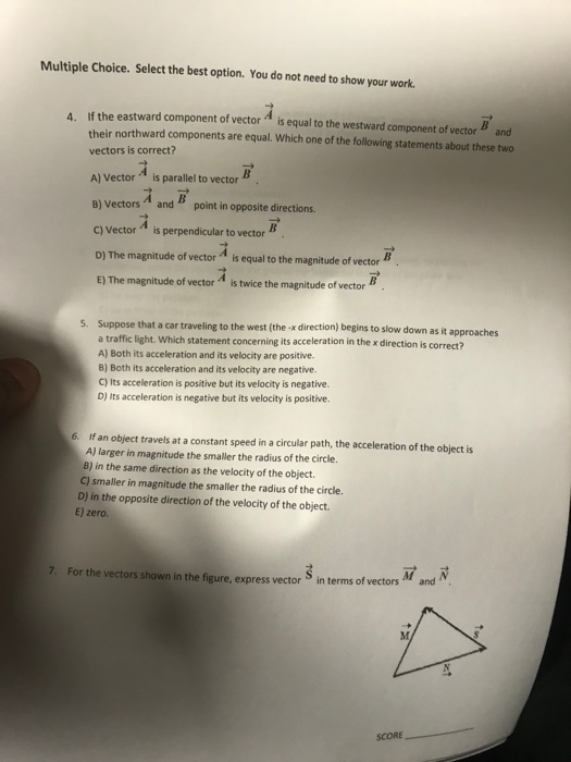 Solved Multiple Choice. Select the best option. You do not | Chegg.com