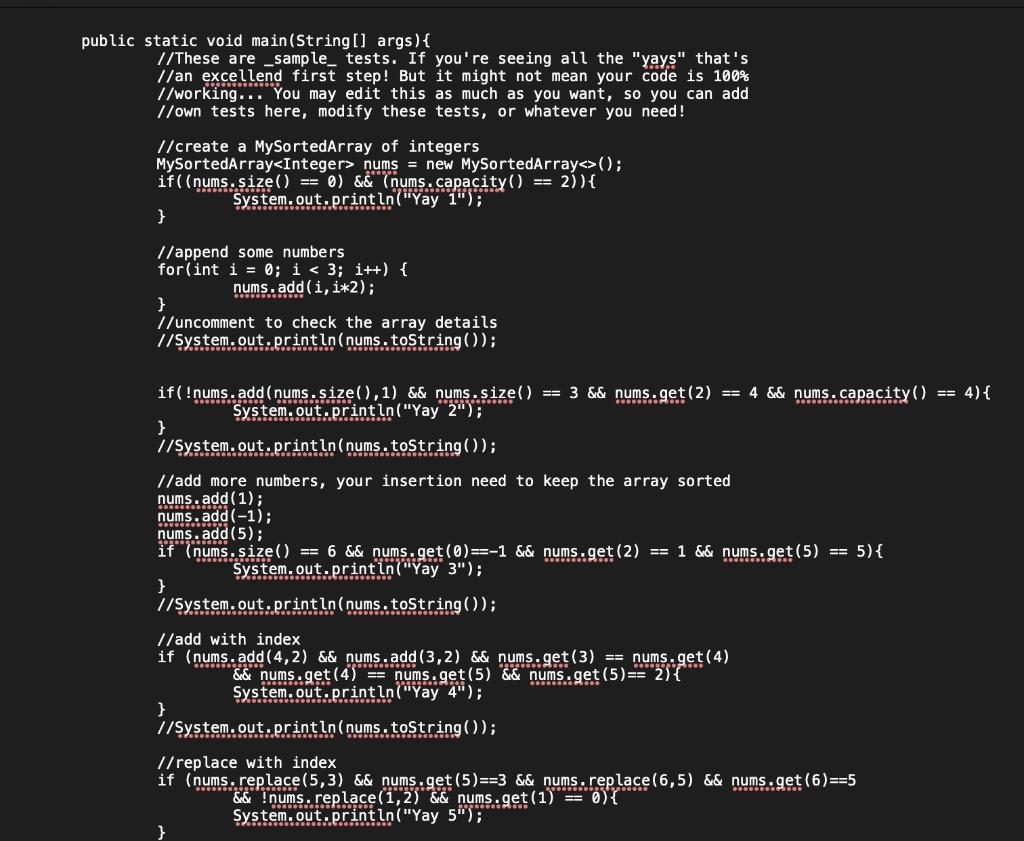 Solved Please assist with the following methods: size(), | Chegg.com