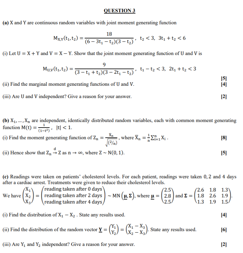 Solved question 3 a x and y are continuous random chegg