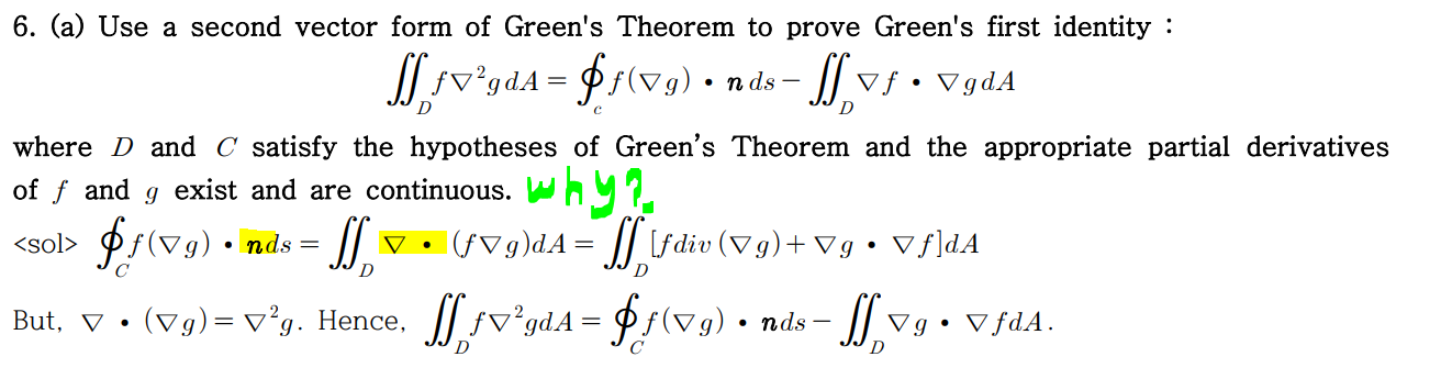 Solved 6. (a) Use a second vector form of Green's Theorem to | Chegg.com
