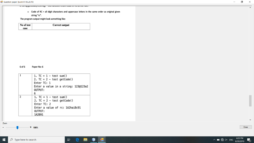 Solved Question 4: (2 Point) You are given an interface | Chegg.com