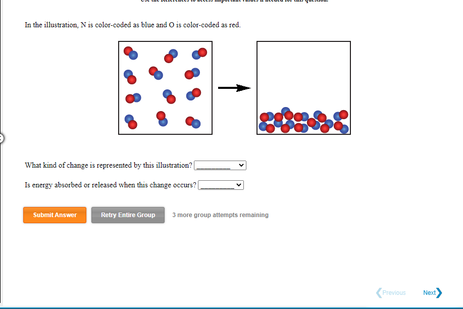 Solved In the illustration. N is colorcoded as blue and O