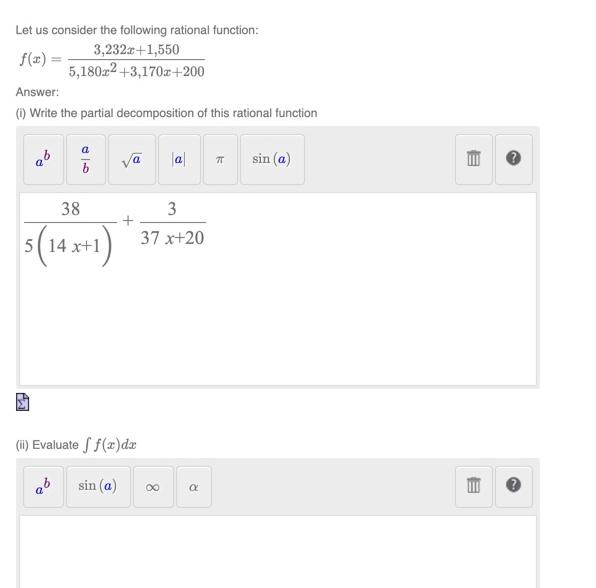 Solved Let us consider the following rational function: | Chegg.com