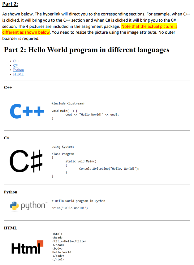 Solved Can you provide me html/CSS code for the following | Chegg.com