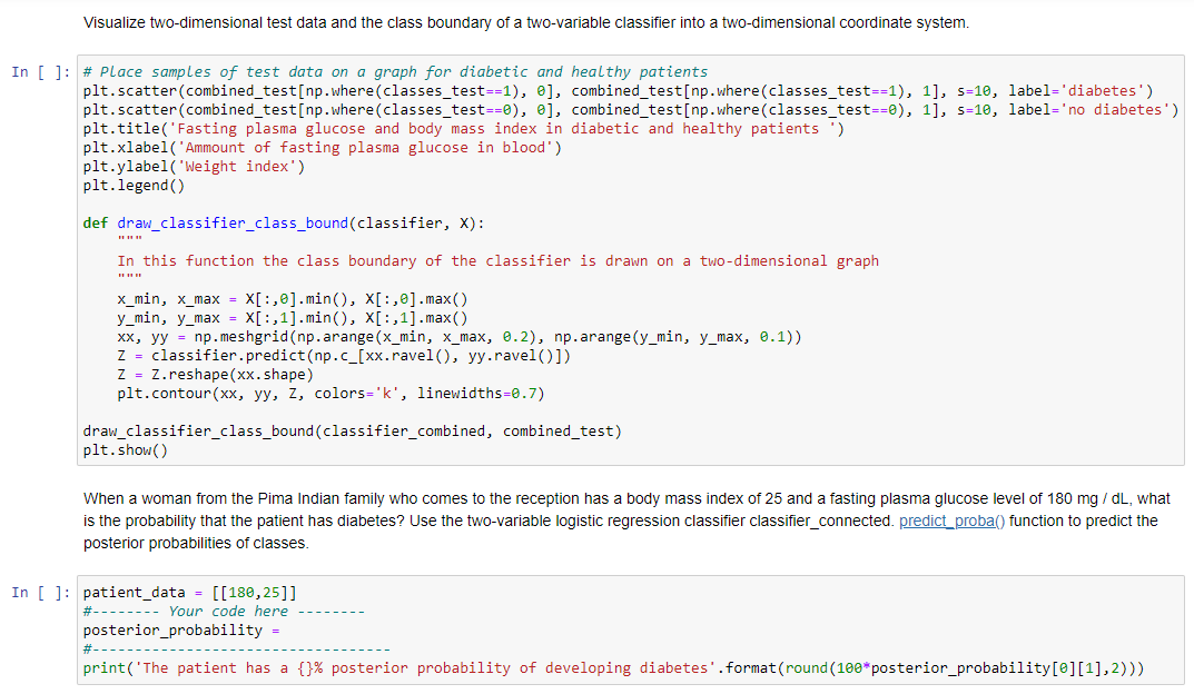 Solved Task 2. Logistic regression ¶ On second task logistic | Chegg.com