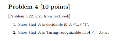 Solved Problem 4 (10 points] [Problem 5.22, 5.23 from | Chegg.com
