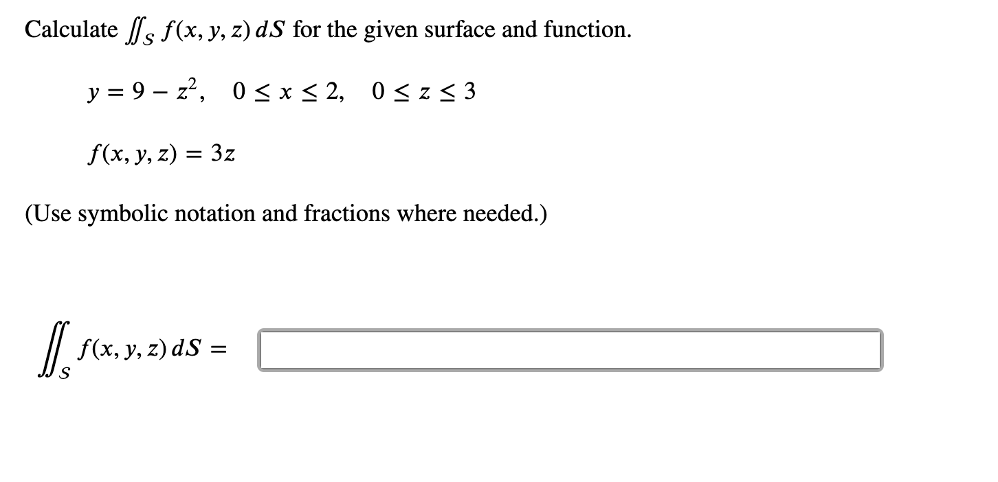 solved-calculate-for-the-given-surface-chegg